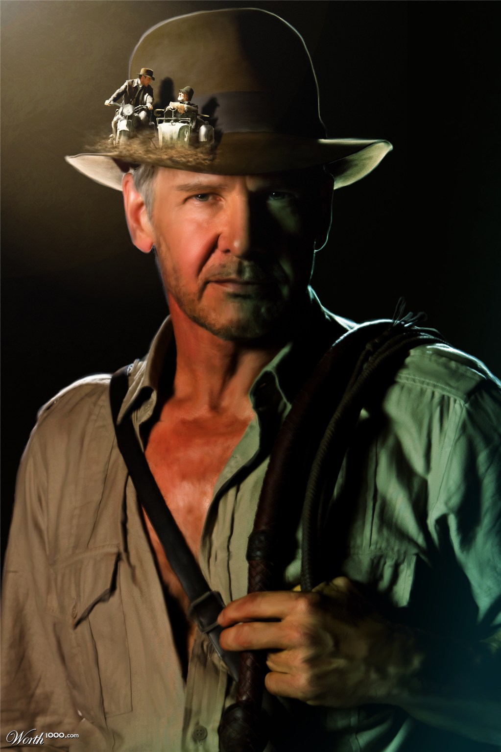 Indiana jones' portrait