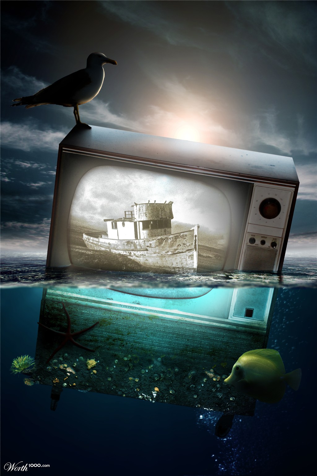 Movie on the sunset