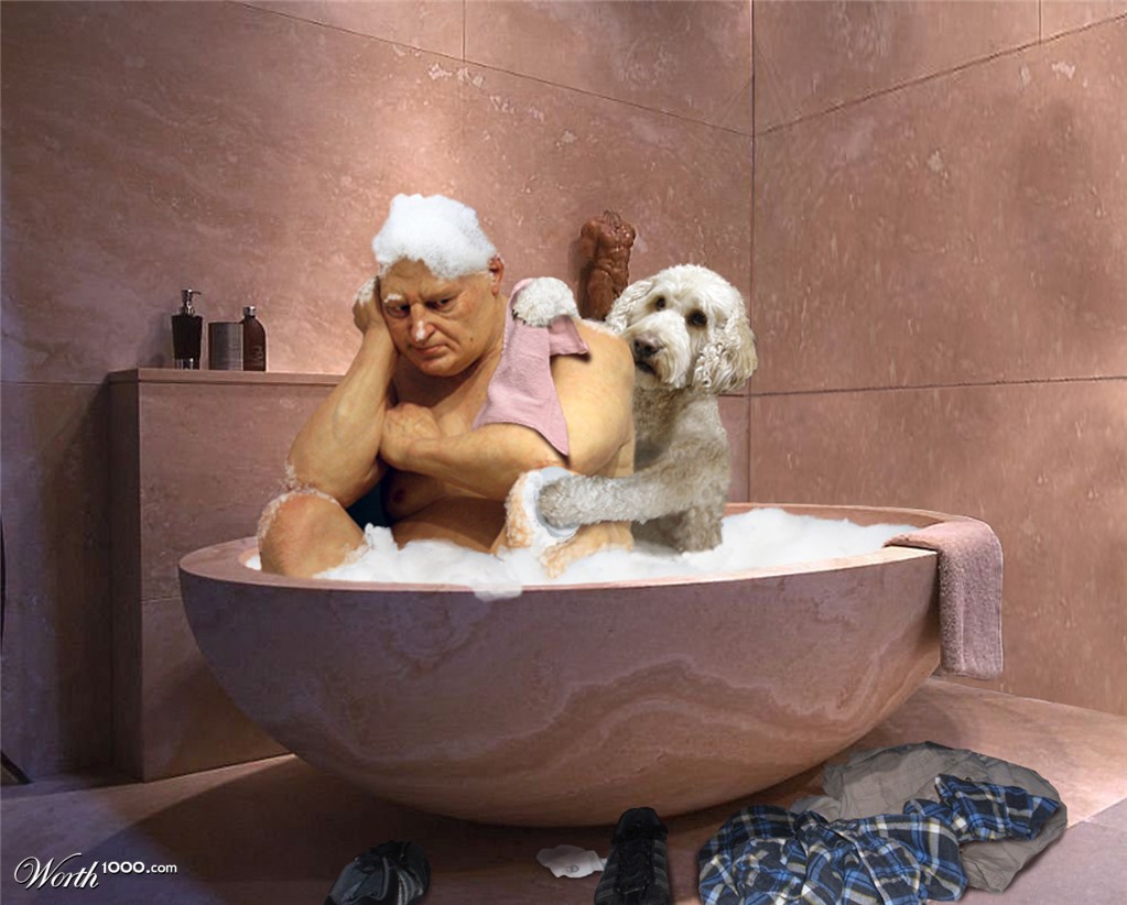 Washing The Man