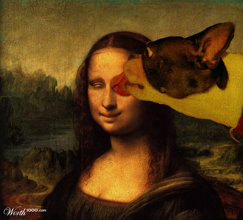 monalisa and dog