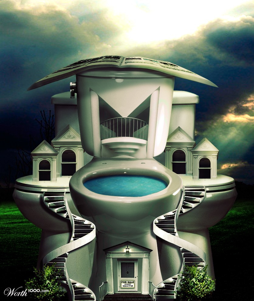 toilet house