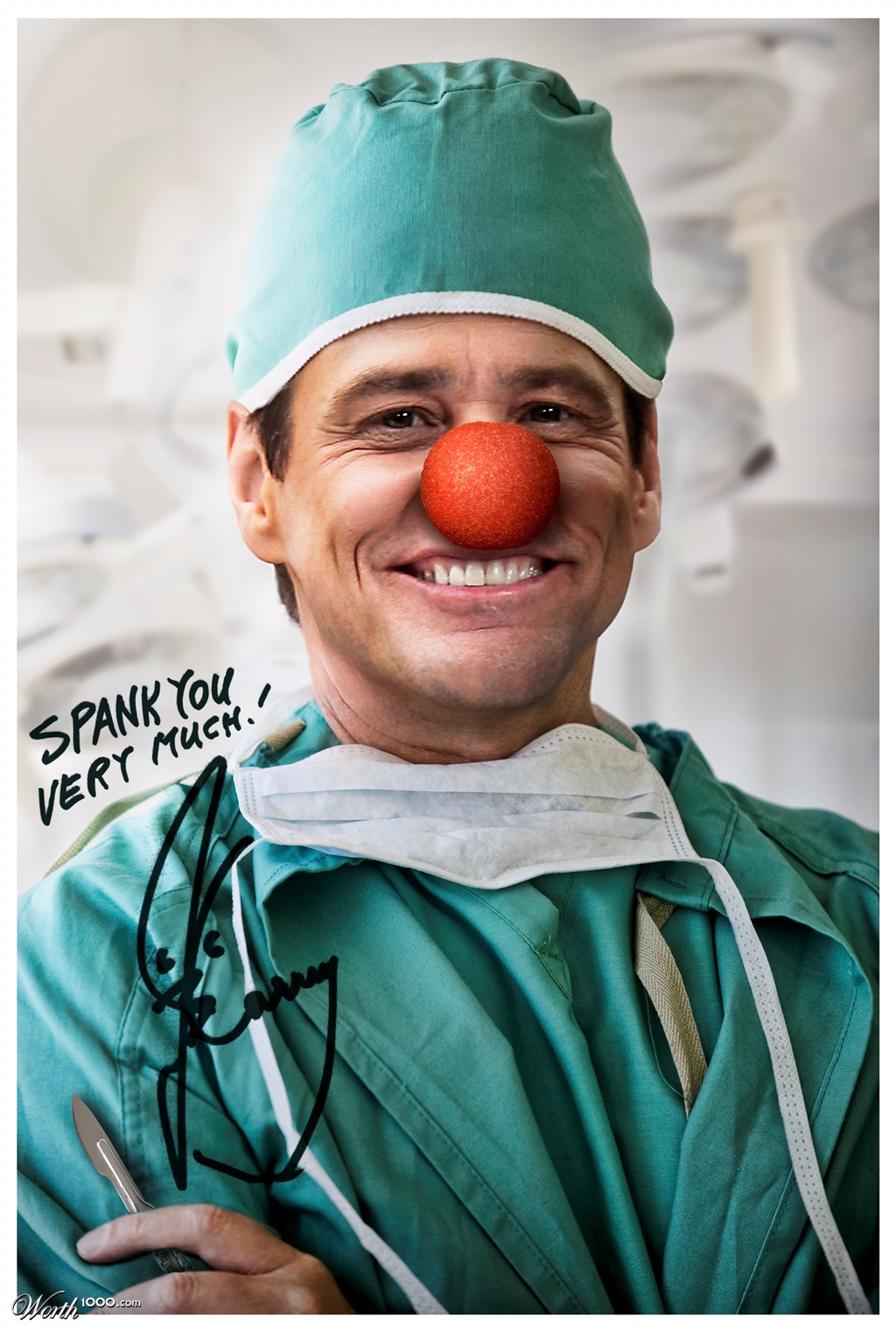 The smiling surgeon