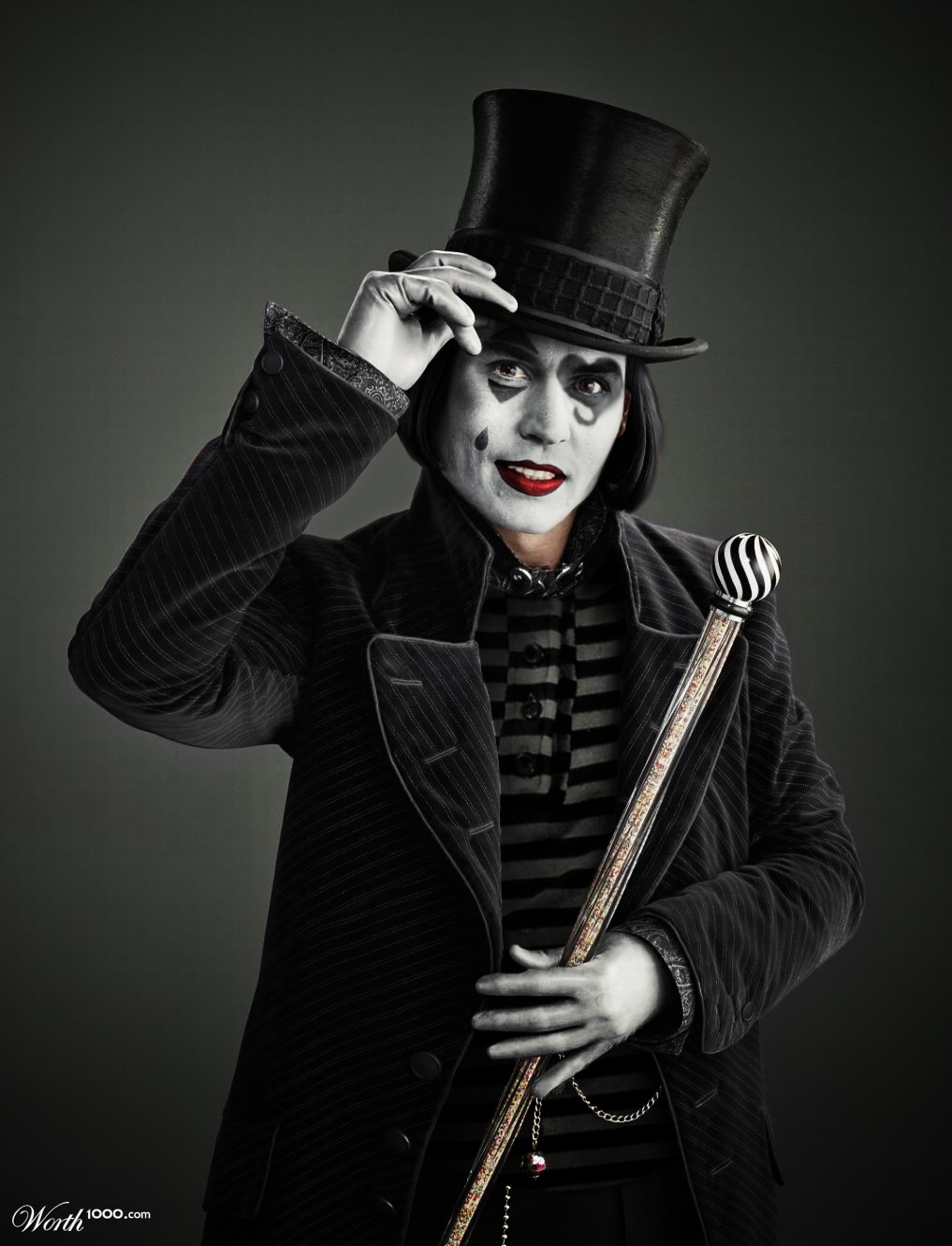 Johnny Depp Mimes