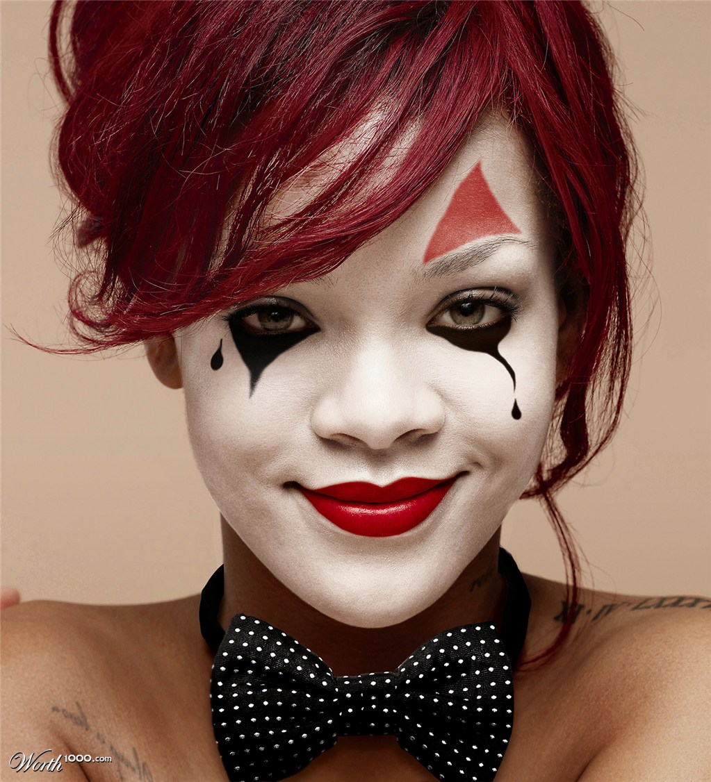 Beautiful mime Rihanna