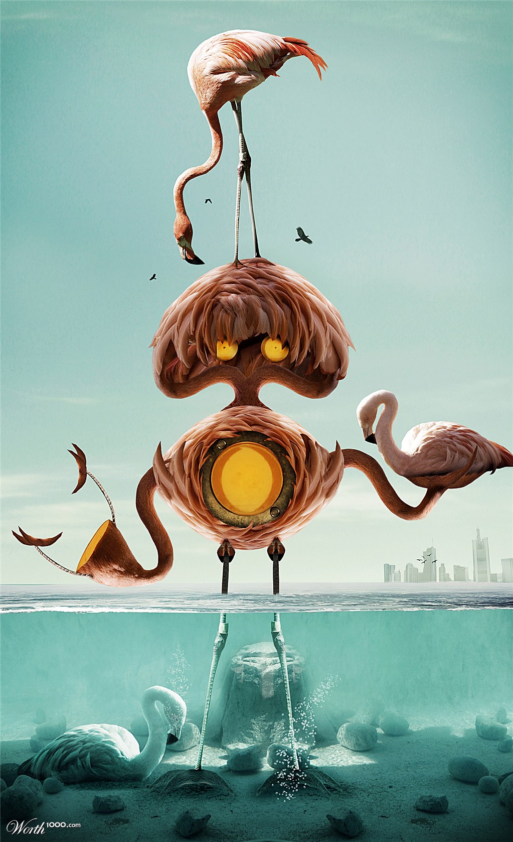 MONSTER FLAMINGO