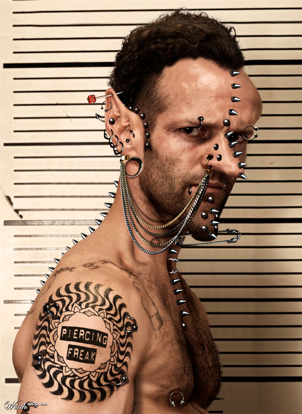 Jason Statham The Piercing FREAK