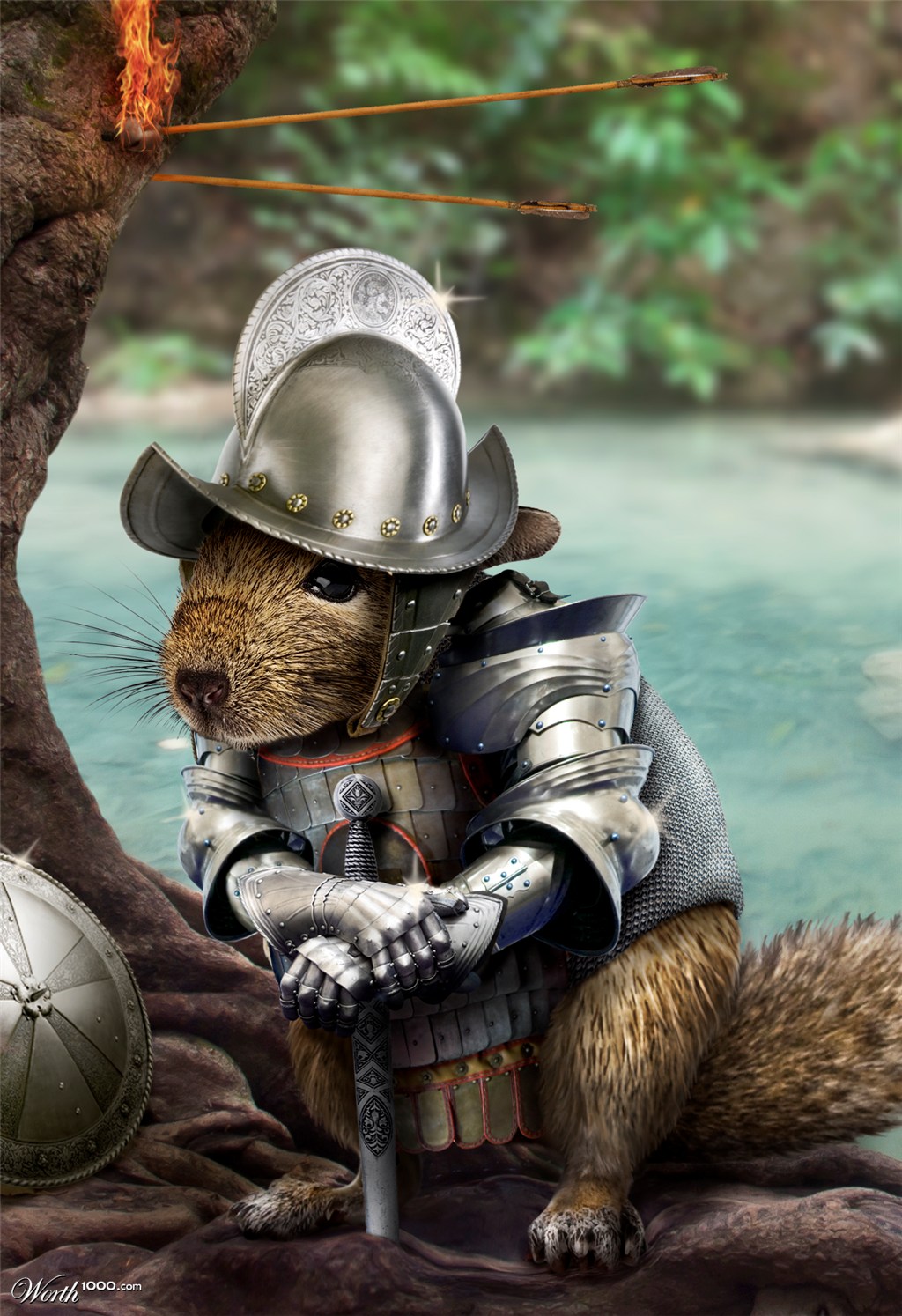 Rodent in armour