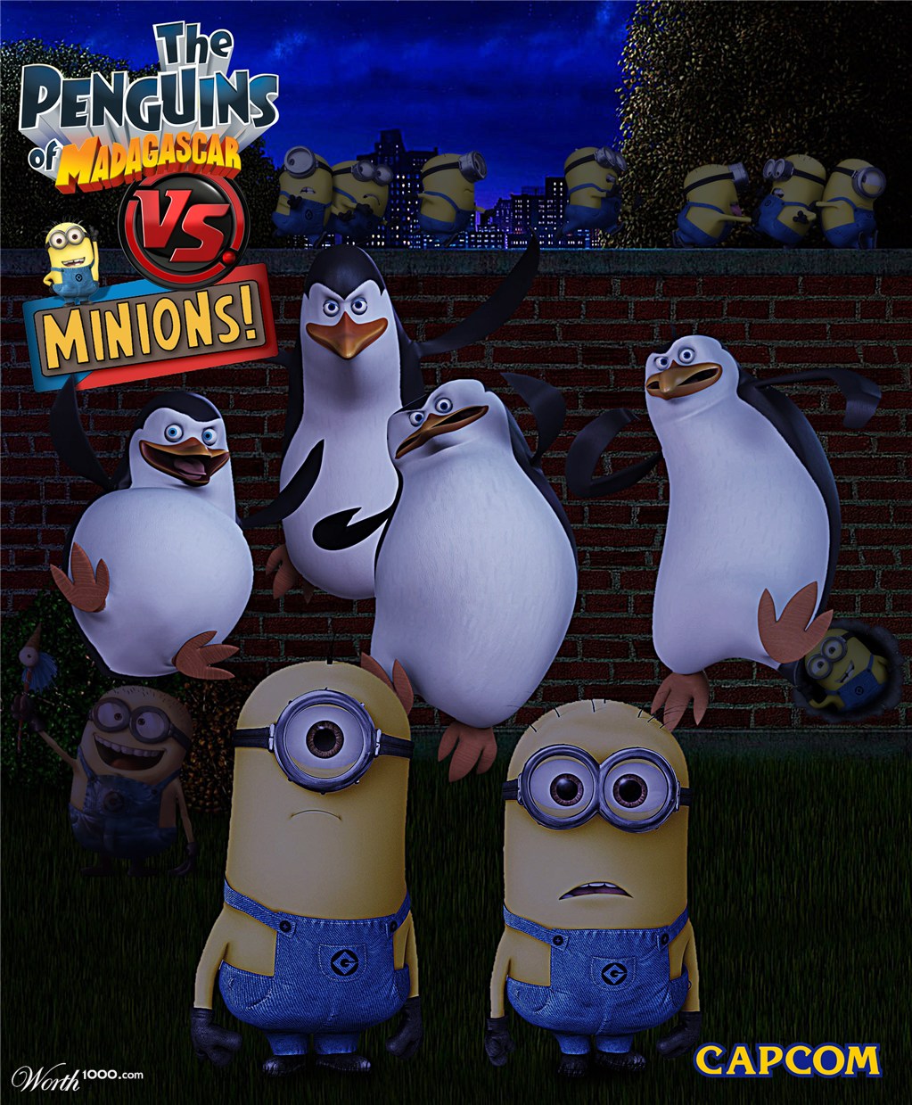 Penguins VS Minions