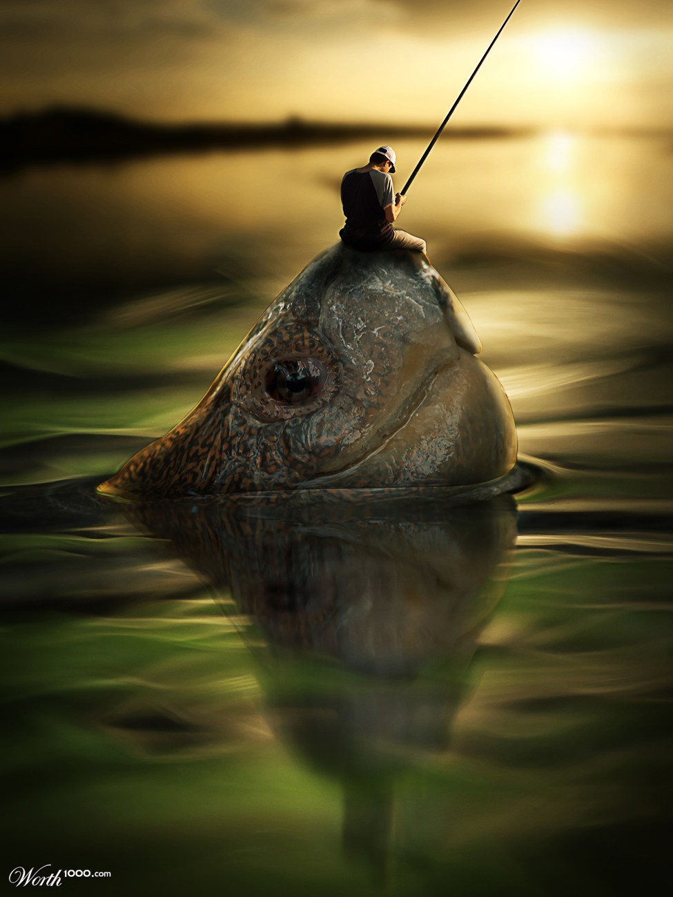 Fishing with a friend