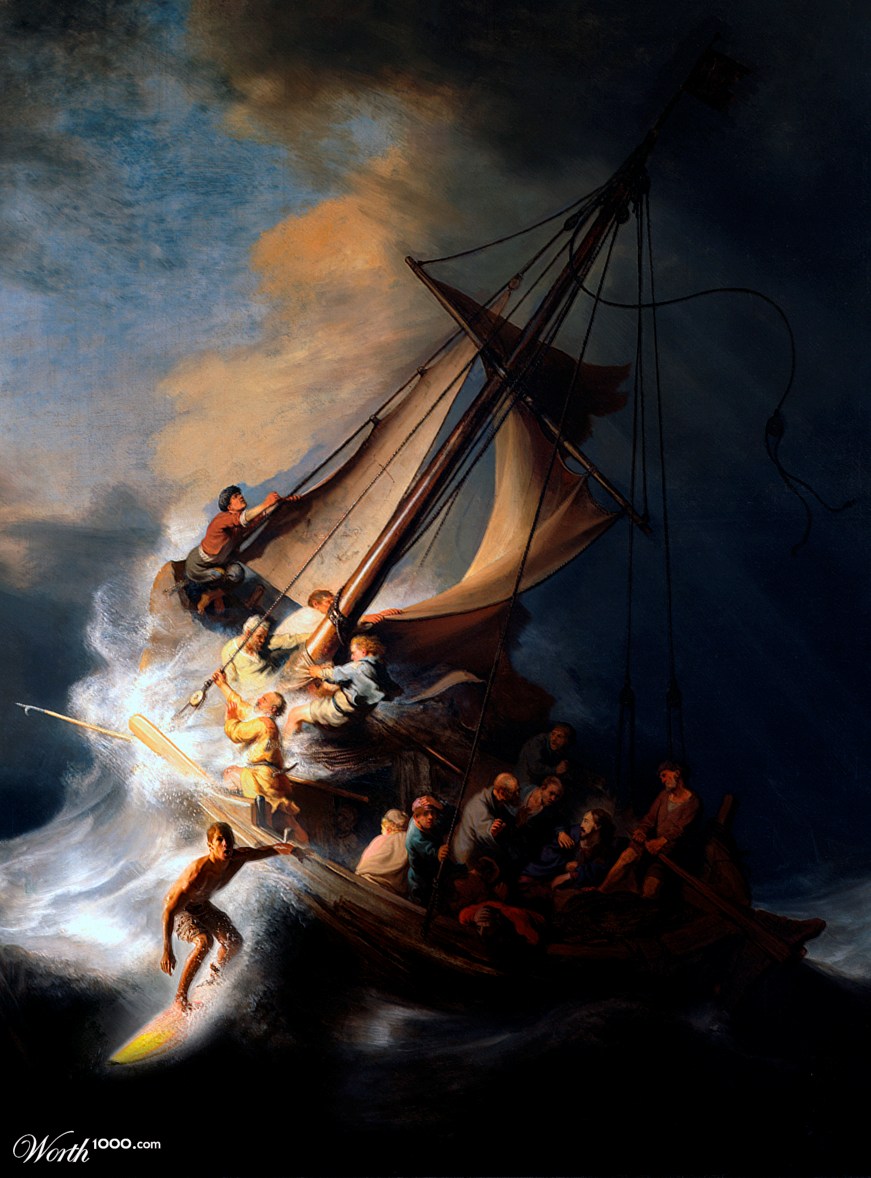 Rembrandt surfer