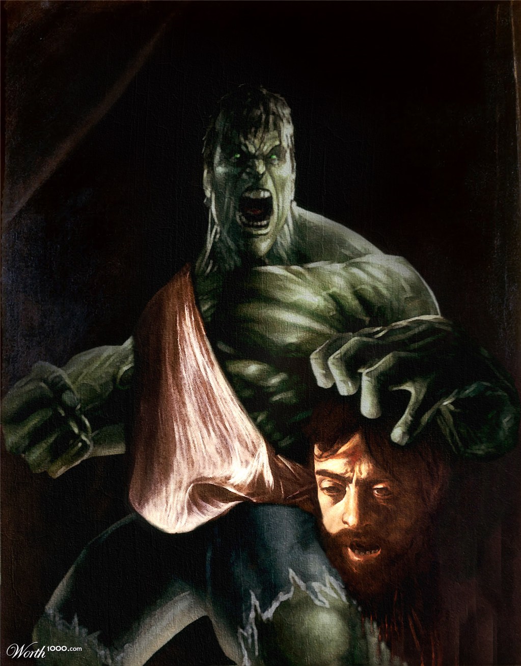 Hulk with head of Goliath
