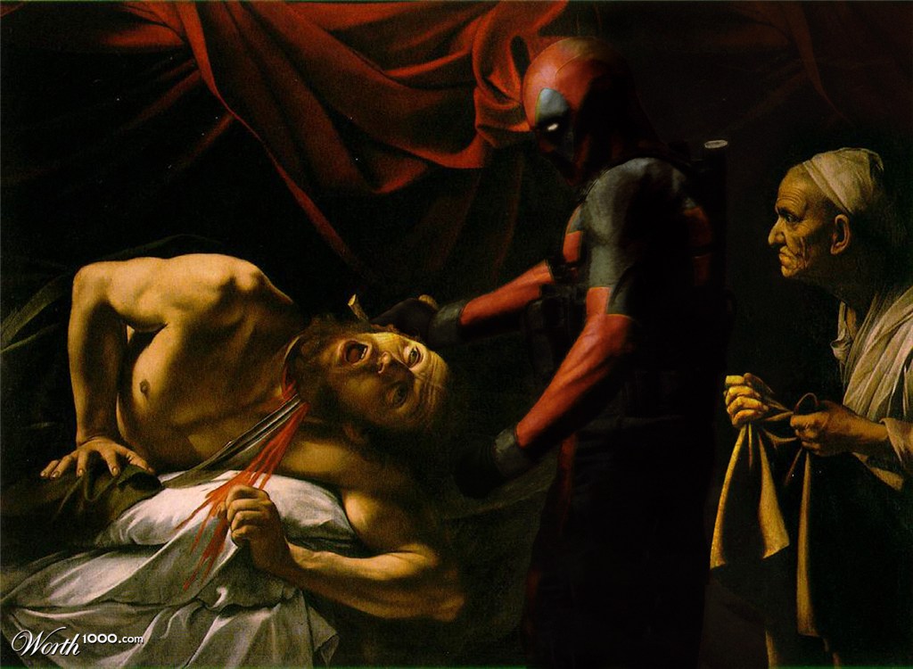 Deadpool Beheading Holofernes