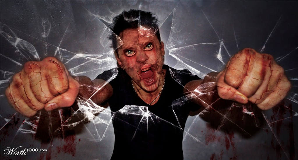 Anger thru the glass