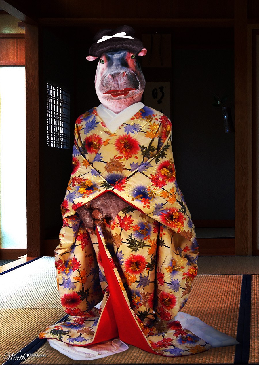 For myself I don't like the geisha look. It's like a mask!