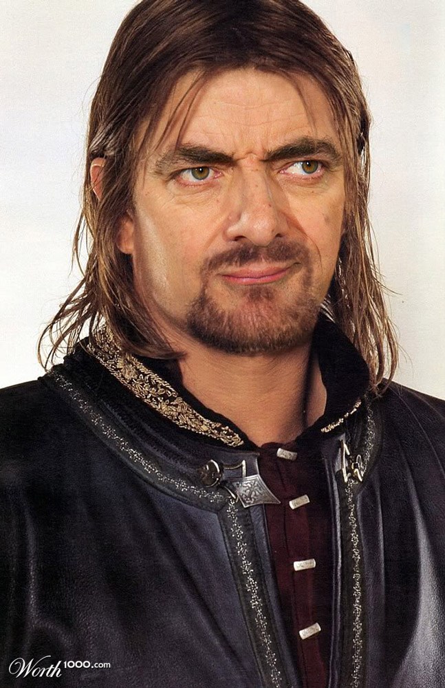 Boromir, played by Mr. Bean