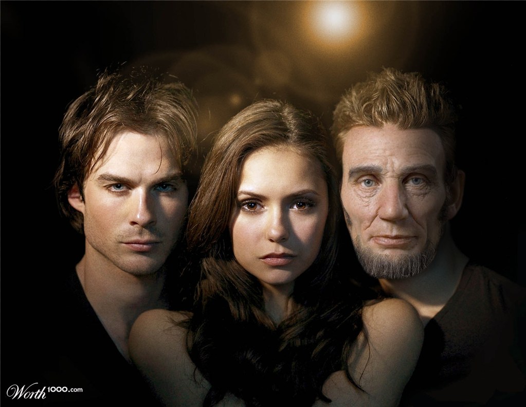 Vampire Diaries starring Abraham Lincoln