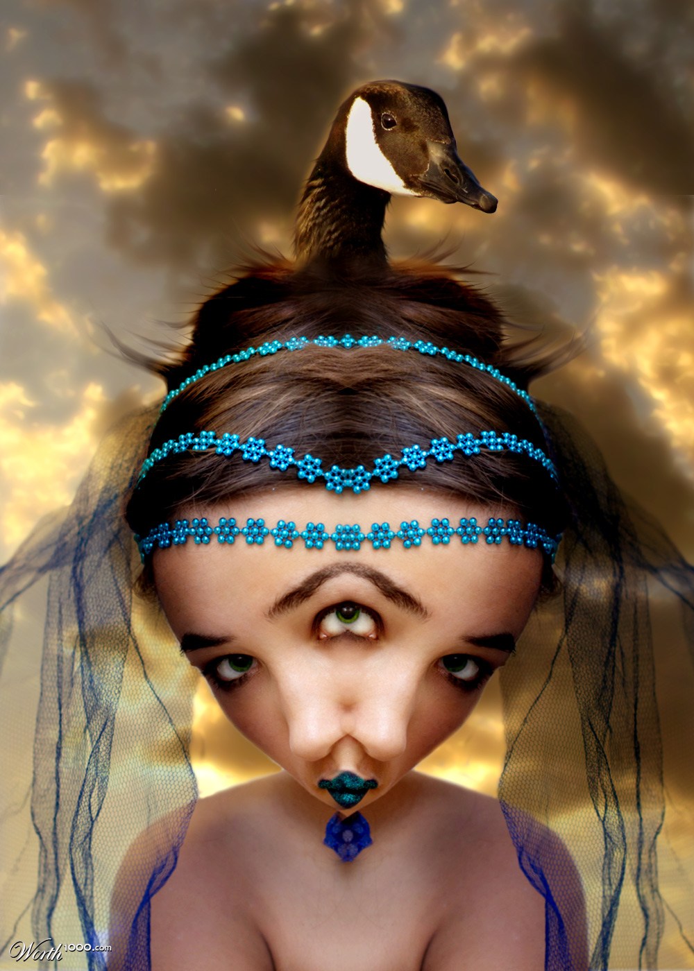 Princess Blue Veil