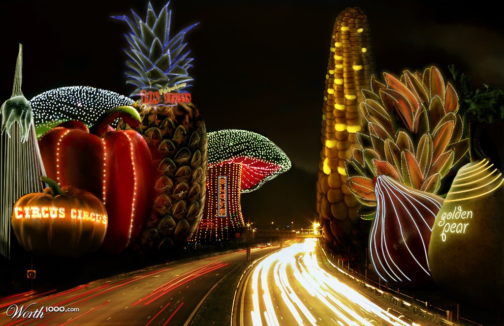 Fabulous city of Los Vegans