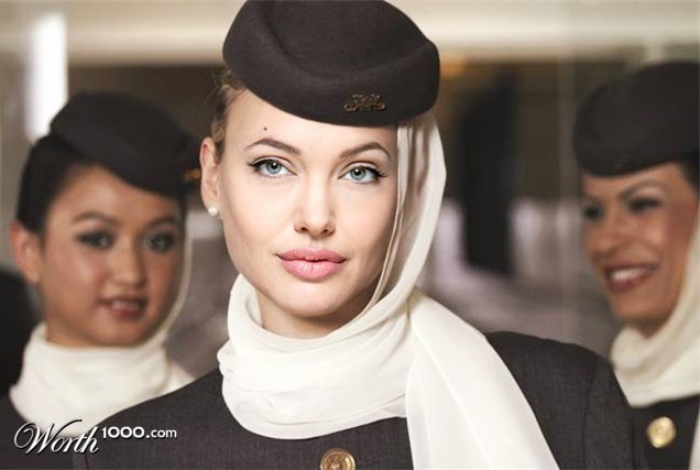 Stewardess Jolie