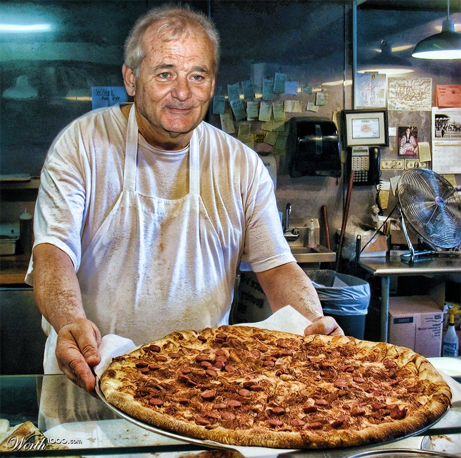 BILL MURRAY, PIZZA-BUSTER!