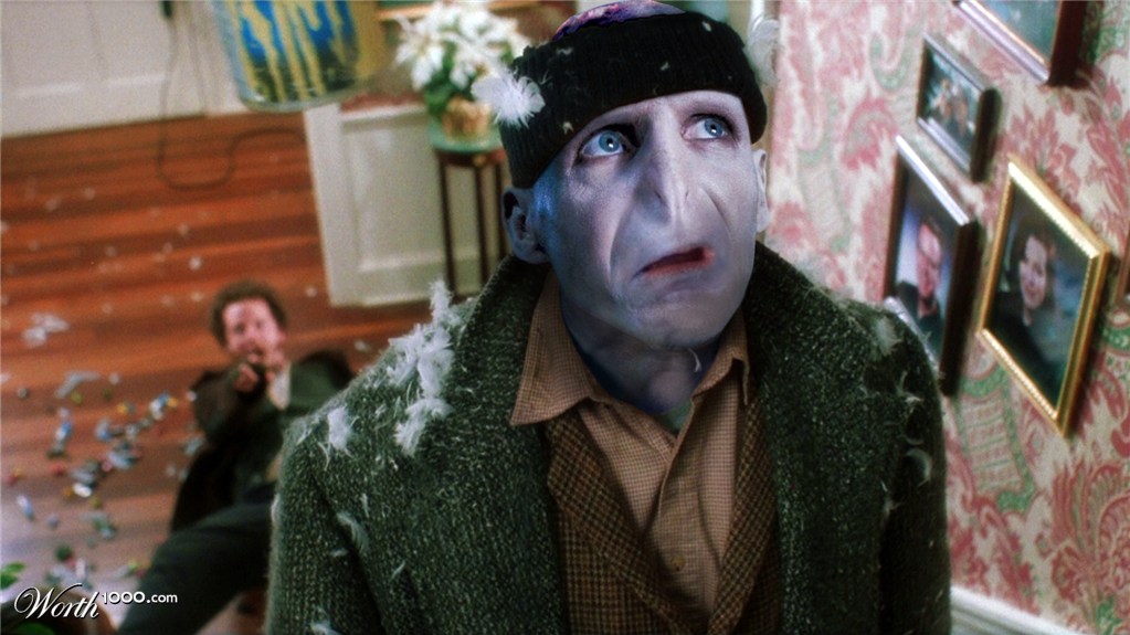 We all know what's about to hit Voldemort in the face