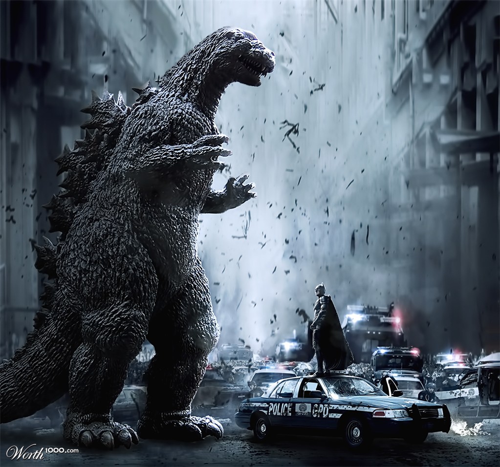 Godzilla vs The Dark Knight