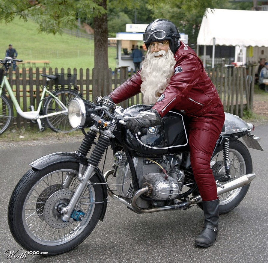 Cafe racer Santa