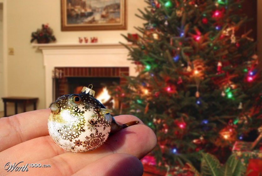 Xmas ball fish