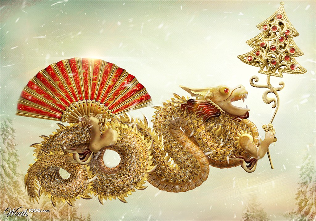Gold dragon.