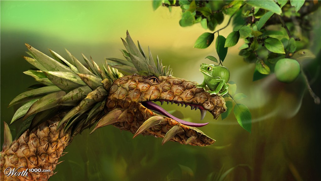 Apple Frog and Friend