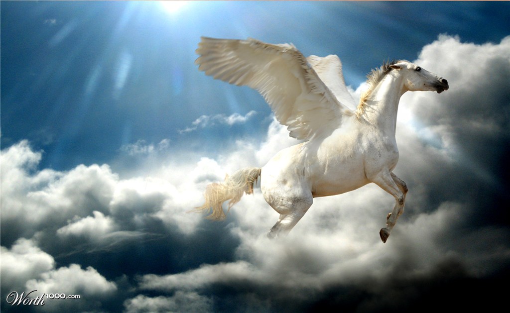 Pegase dans les nuages