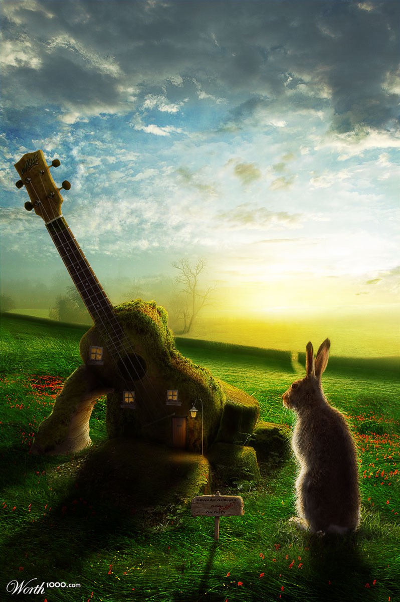 Beware Guard Rabbit On Duty