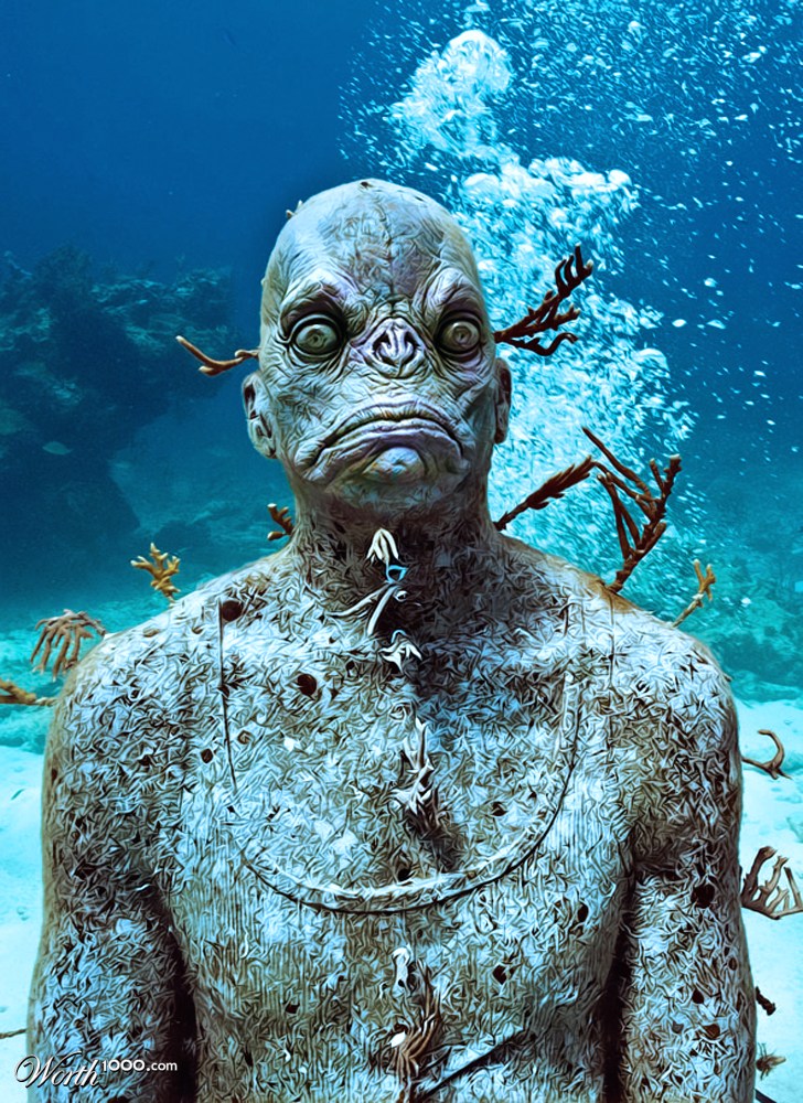 Underwater alien