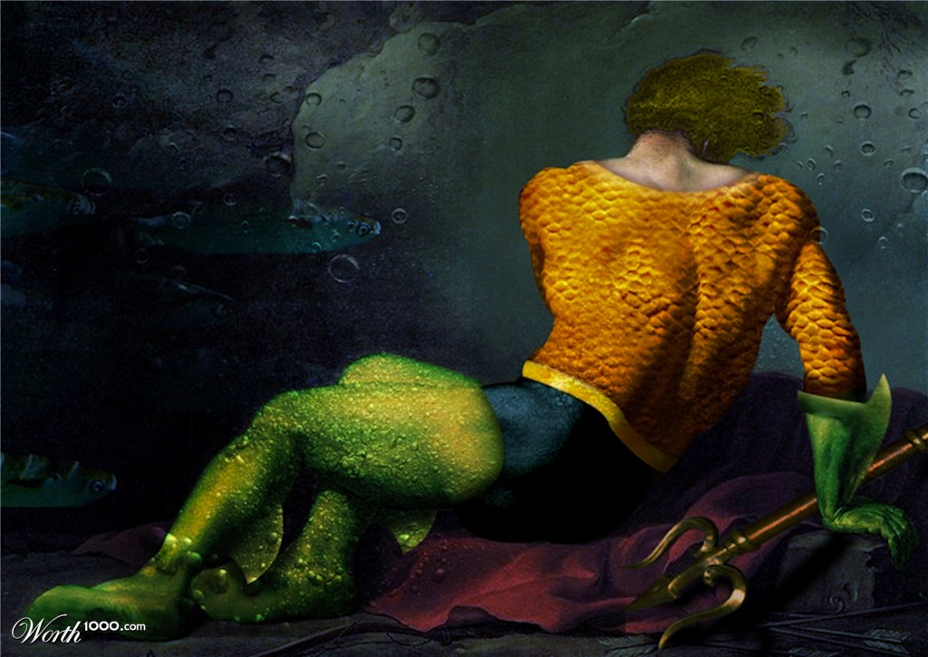 Aquaman by Jacques Louis David