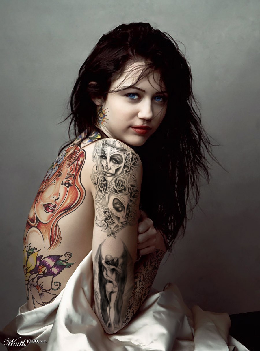 Miley's tattoo