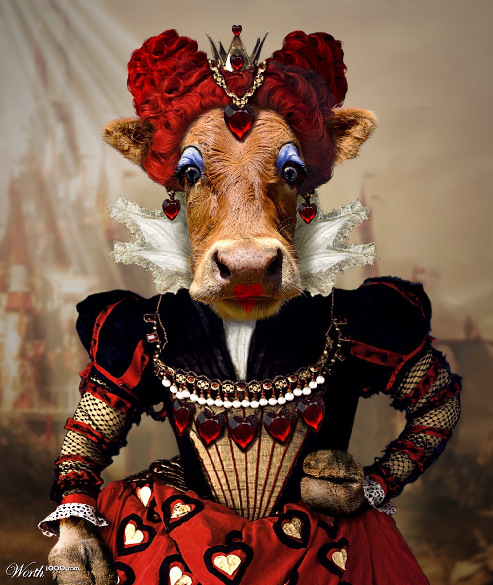 Bovine Queen of Hearts