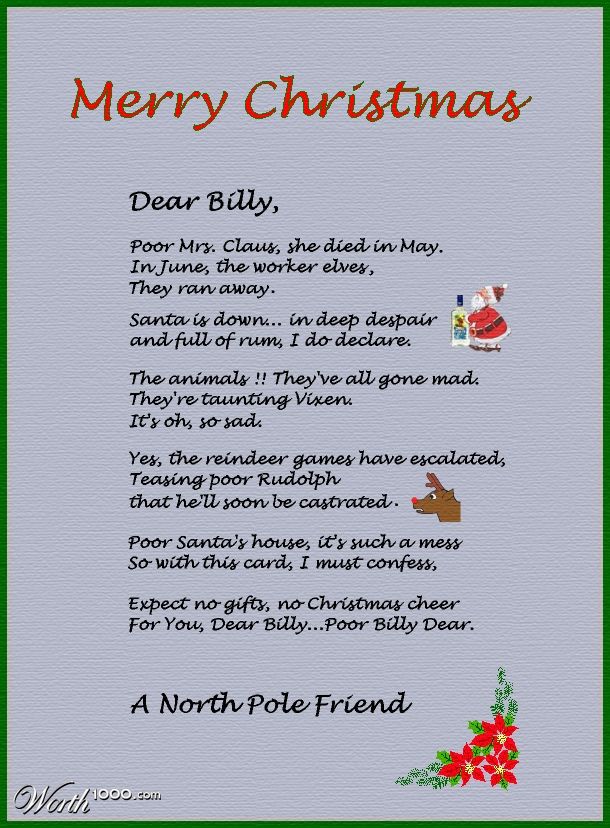 To Little Billy