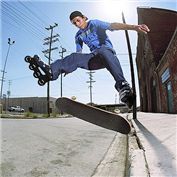 Rollerboarding — stylin