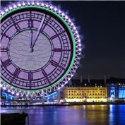 Time at the London eye — Disco