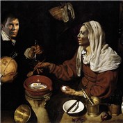kirk and uhura in velazquez "vieja friendo huevos" — edbargut