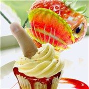 Strawberry Cut Cake — hcheyne