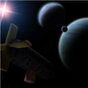 Pork Belly and Wood  Zeppelin Spaceship Render and Light Test — Onepixel
