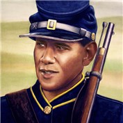 Young Obama during Civil War — PixJockey