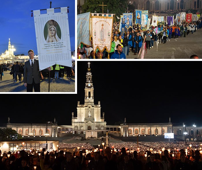 2026 May Fatima Candlelight Banner Procession