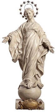 The miraculous statue of Our Lady that comforted the young Saint Thérèse in her illness.