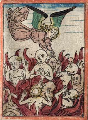 15th century depiction of purgatory – Germany