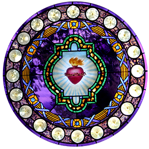 Sacred Heart of Jesus - stained glass window