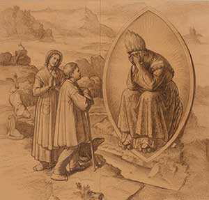 Our Lady of La Salette weeping