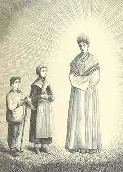 Our Lady of La Salette - pale drawing