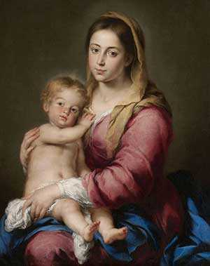 Mary - Virgen con el Niño, de Bartolomé Esteban Murillo (1660-1665)